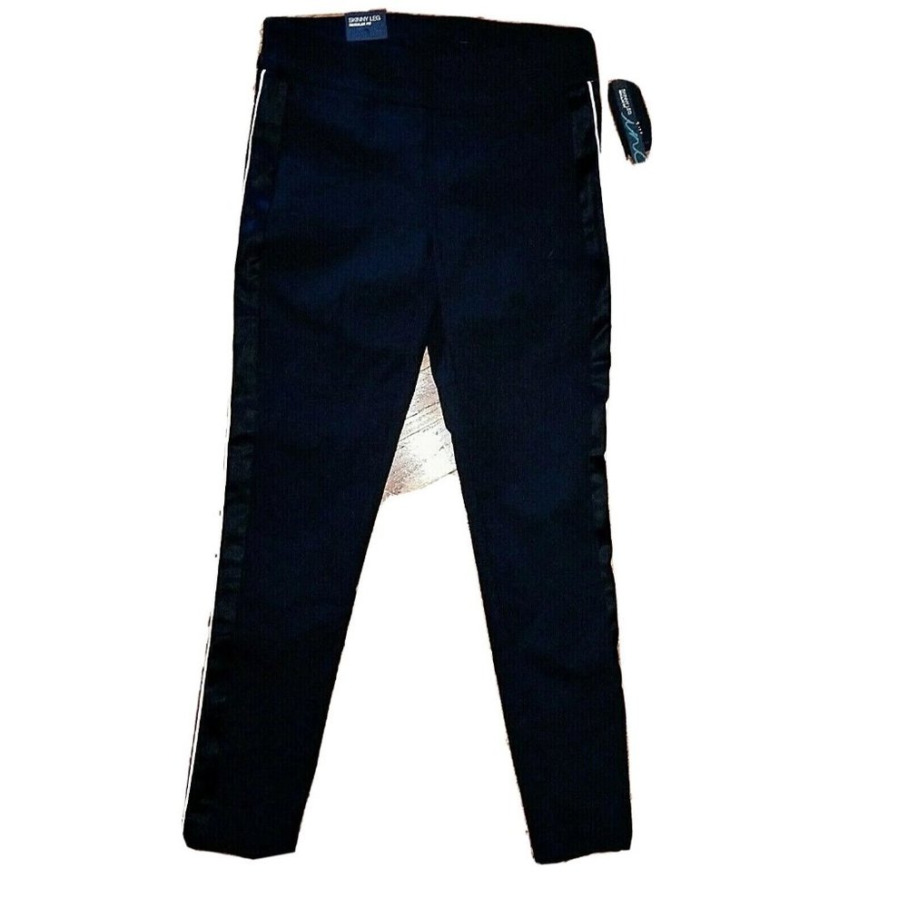 INC International Concepts Pants Womens Size 4 Petite Skinny Leg Stripe …